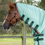 Premier Equine Combo Mesh Air Fly Rug in Mint Green - Neck Cover