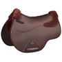 Premier Equine Close Contact Air-Tech Shockproof Merino Wool General Purpose Saddle Pad in Brown/Brown Wool