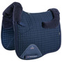 Premier Equine Pony Merino Wool Half Lined European Dressage Saddle Pad in Navy