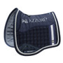 Premier Equine Azzure Anti Slip Satin Dressage Saddle Pad - Navy