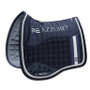 Premier Equine Azzure Anti Slip Satin Dressage Saddle Pad in Navy