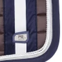 Premier Equine Azzure Anti Slip Satin Dressage Saddle Pad in Brown