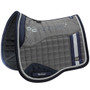 Premier Equine Azzure Anti Slip Satin Dressage Saddle Pad in Grey