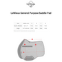 LeMieux Merino+ Half Lined General Purpose Saddle Pad - Size Guide