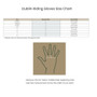 Dublin Everyday Riding Gloves - Size Guide