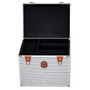 Equitheme Je t'aime Grooming Box in Silver - Open