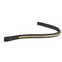 Velociti Rapida Clincher Browband in Black/Brass