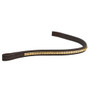 Velociti Rapida Clincher Browband in Havana/Brass