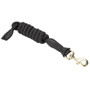 Velociti Lusso Leather Leadrope in Black