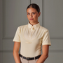 Aubrion Ladies Short Sleeve Tie Shirt - Yellow