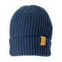 Woof Wear Ladies Ribbed Beanie in Navy - Front