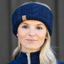 Woof Wear Ladies Cable Headband in Navy - Lifestyle