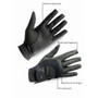 Woof Wear Reintex Mesh Riding Gloves in Black - Detail