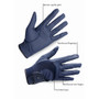 Woof Wear Reintex Mesh Riding Gloves in Navy - Detail