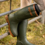 Woof Wear Neo Wellies in Green - Side