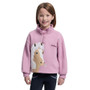 LeMieux Mini Quinn Quarter Zip Sweatshirt in Fondant - Lifestyle Front
