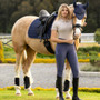 LeMieux Air-Tek Mesh Dressage Saddle Pad in Shadow - Lifestyle