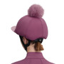 LeMieux Classique Pom Hat Silk in Mallow - Lifestyle Back