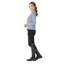 Side of the WeatherBeeta Bamboo Long Sleeve Performance Base Layer - Bluestone