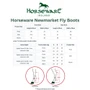 Horseware Newmarket Fly Boots - Size Guide