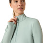 Ariat Ladies SolVeil Half Zip Base Layer - Mock neck design