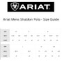 Ariat Mens Shaldon Polo -  Size Guide
