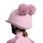 Mini Double Pom Hat Silk in Fondant - Lifestyle Back