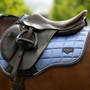 LeMieux Loire Classic General Purpose Saddle Pad in Powder Blue - Lifestyle