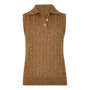 Toggi Ladies Kessel Sleeveless Cable Knit in Bronze