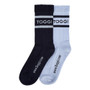 Toggi Ladies Christie 2 Pack Crew Socks - Navy/Sky