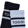 Toggi Ladies Christie 2 Pack Crew Socks- Navy/Sky
