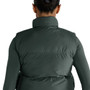 Aztec Diamond Ladies Mid Layer Gilet - Fern Back Close Up