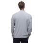 Barbour Mens Pique Interlock Half Zip Sweatshirt in Grey Marl - Lifestyle Back