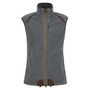 Barbour Mens Langdale Fleece Gilet in Dark Grey Marl - Front