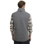 Barbour Mens Langdale Fleece Gilet in Dark Grey Marl - Front