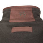 Rydale Mens Huggate Fleece Waistcoat in Khaki - Back Logo Detail