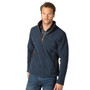 Rydale Mens Huggate Overhead Fleece - Marl Navy