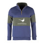 Rydale Mens Byland Pheasant Sweatshirt - Navy/Olive/Navy