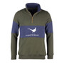 Rydale Mens Byland Pheasant Sweatshirt - Olive/Navy/Olive