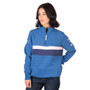 Rydale Ladies Bramham Stripe Sweatshirt - Blue/Navy