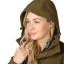 Rydale Ladies Shooting Smock - Khaki Hood