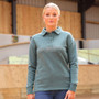 Aubrion Ladies Equestrian Button Sweatshirt - Lifestyle