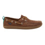 Chatham Ladies Eclipse Boat Shoes in Tan - Side