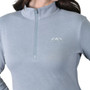 Detail to the WeatherBeeta Ladies London Layer Long Sleeve Top Blue Stone