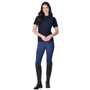 WeatherBeeta Ladies 37.5 Short Sleeve Performance Polo Top - Navy