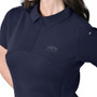 WeatherBeeta Ladies 37.5 Short Sleeve Performance Polo Top - Navy