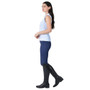 Side of the WeatherBeeta Ladies 37.5 Sleeveless Performance Polo Top - Mist Blue