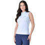 WeatherBeeta Ladies 37.5 Sleeveless Performance Polo Top - Mist Blue