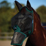 WeatherBeeta ComfiTec Durable Mesh Fly Mask with Ears and Nose - Forest Green
