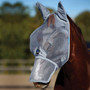WeatherBeeta ComfiTec Durable Mesh Fly Mask with Ears and Nose - Grey